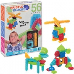 Klocki jeżyki Bristle Blocks - Basic Builder Box (56 elementów w pudełku)
